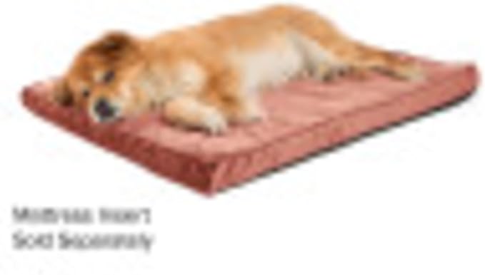 Best Friends by Sheri Dog Bed Cover Replacement for Nap Mat Dog Bed, Velvet, Mauve, 27" x 36"