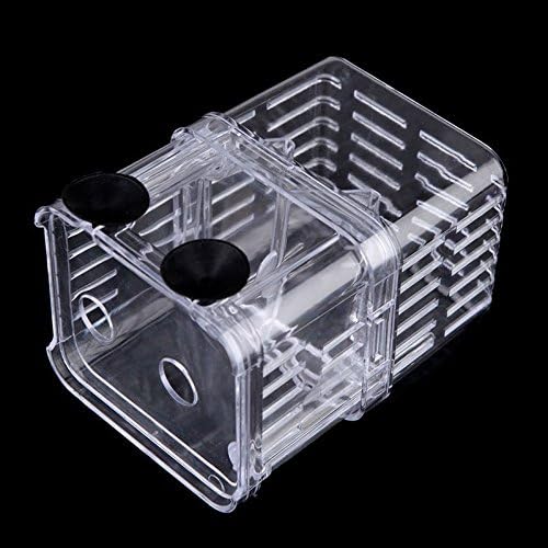 Fashionclus Aquarium Fish Breeder Rearing Trap Box for Hatchery 3.15x2.75x4.33in