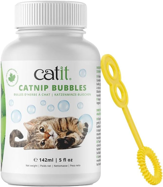 Catit Catnip Bubbles for Stimulating Indoor and Outdoor Cats