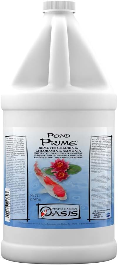 Seachem Pond Prime Water Conditioner - Chemical Remover and Detoxifier 2 L