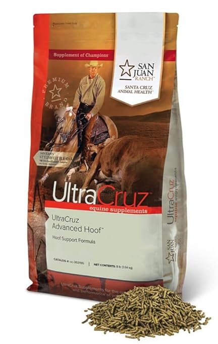 UltraCruz - sc-363195 Equine Advanced Hoof Supplement for Horses, 8 lb, Pellet (112 Day Supply)