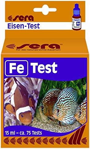 Sera Iron-Test (Fe) 15 ml, 0.5 fl.oz. Aquarium Test Kits,YELLOW