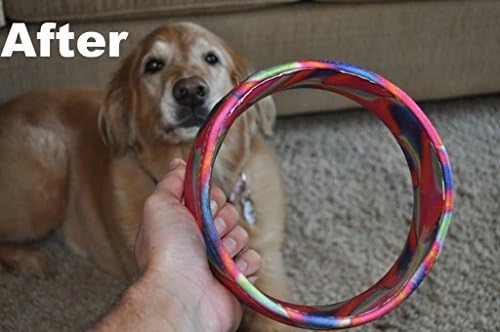 Replacement Dog Exerciser Rings for 65-ft. Flying Ring Launcher | Replacement Rings Only (Launcher Not Included) | Made of Extra Tough Spandex | Set of 3