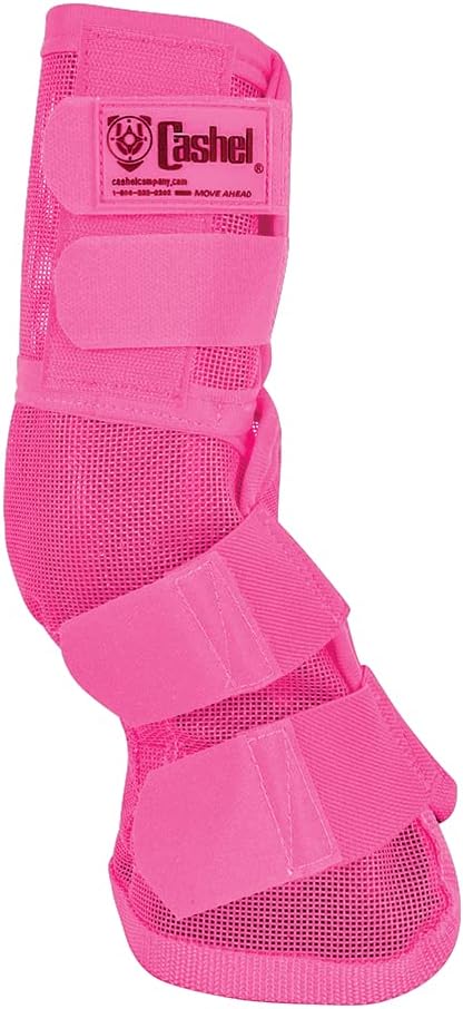 Cashel Crusader Leg Guard Fly Boots, Pink, Arabian