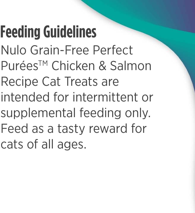 Nulo Freestyle Grain-Free Perfect Purees Premium Wet Cat Treats, Squeezable Meal Topper for Felines, High Moisture Content to Support Cat Hydration, 0.5 Ounces in Each Lickable Wet Cat Treat Pouch