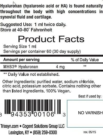 Feline - Naturally Alleviate Discomfort, Promote Healthy Joints, Support Mobility and Cartilage Function for Cats- Patented MHB3 Hylauronan Liquid Formula