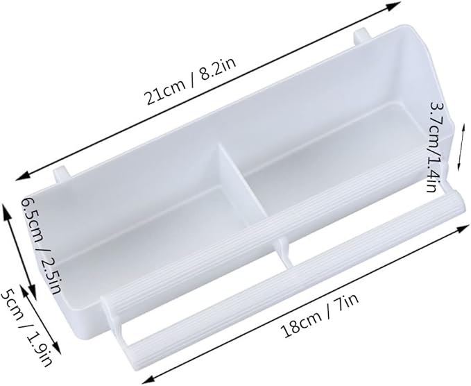 Bird Feeder/Dispenser for Cage, 4 Pack PP Material, Holds More Feeds, Double Cups Design, Perfect for Small Birds, Accessories Included