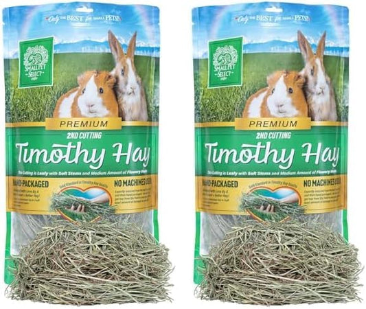 Small Pet Select 2nd Cutting Perfect Blend Timothy Hay Pet Food for Rabbits, Guinea Pigs, Chinchillas and Other Small Animals, Premium Natural Hay Grown in The US, 12 OZ (Pack of 2)