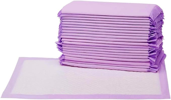 Amazon Basics Cat Litter Pads, Fresh Scent, 20-Count, Purple