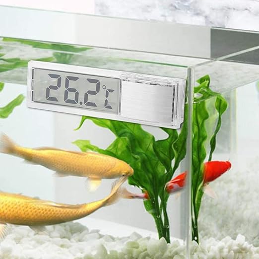 2Pcs LCD 3D Digital Electronic Temperature Measurement Fish Tank Temp Meter Aquarium Thermometer Temperature Control Accessories