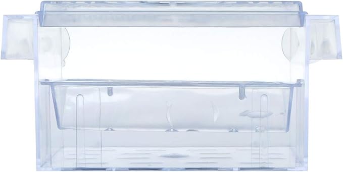 Saim Fish Breeding Box Tank Acrylic Double Guppies Hatching Incubator Isolation Box,Aquarium Accessories for Aggressive Fish Injured Fish Small Fish Shrimp Clownfish - A