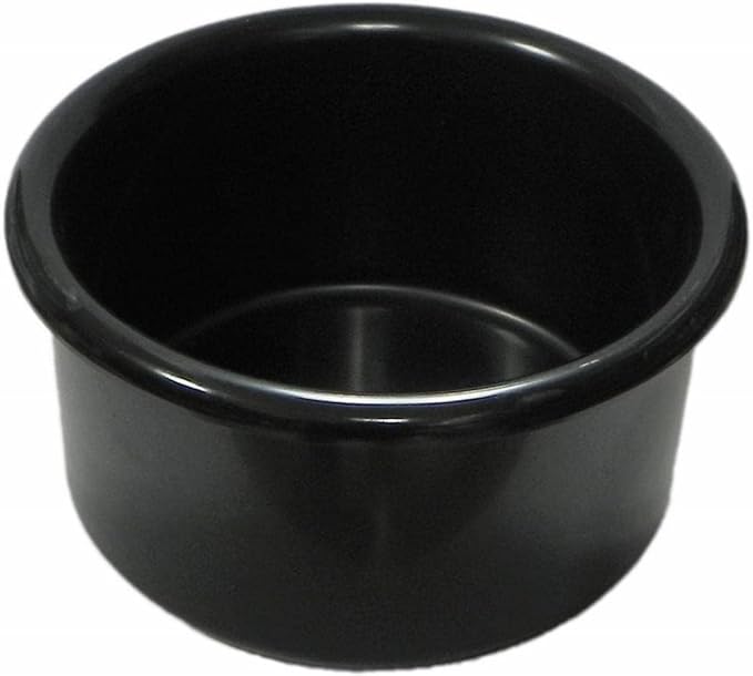 A&H Tool & Die Crock-Style Black Plastic Bird Dish 28 oz
