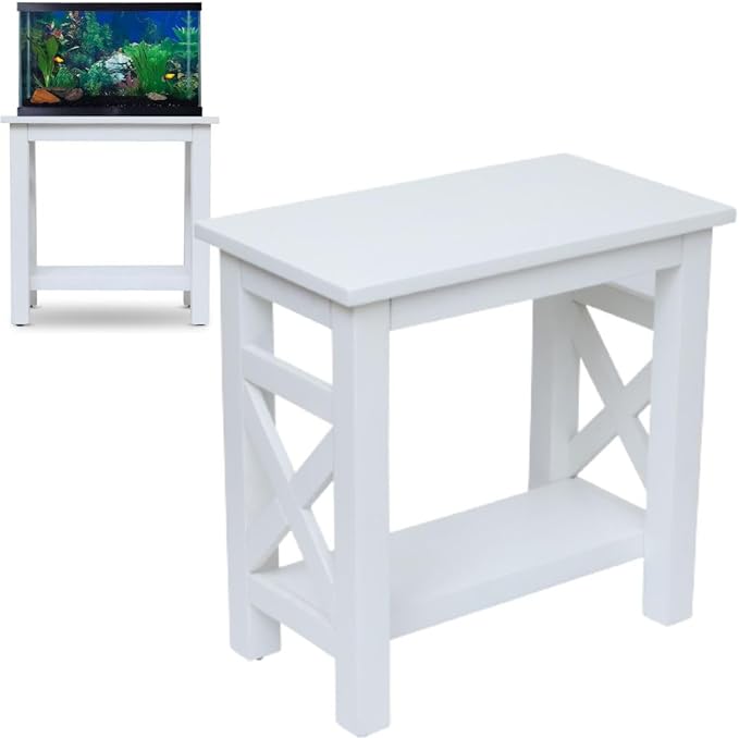 Solid wood Fish Tank Stand up to 20 gallons, 20 Gallon Fish Tank Stand, Aquarium Stand, 10 Gallon Fish Tank Stand, Fish Tank Table, Terrarium Stand, Aquarium Table