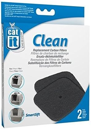 3XHooded Cat Pan Replacement Carbon Filter