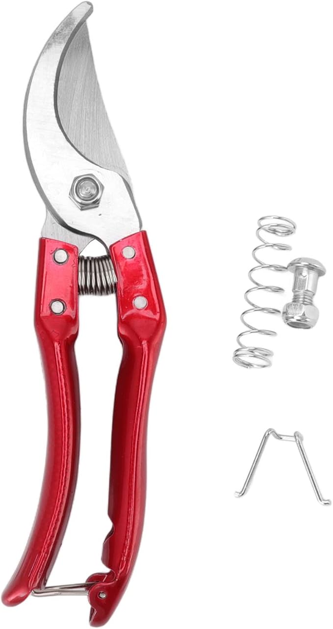 Walfront Goat Hoof Trimmers Nonslip, Sheep Hoof Shears Goat Hoof Trimmers Stainless Steel Animal Nail Scissors Ergonomic Design Cut Multifunctional for Pig Trotter (Black)