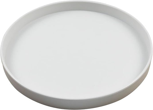 OMEM Reptile Food Bowl Water Dish,Feeding Dish, Birds Bowl (M, White)