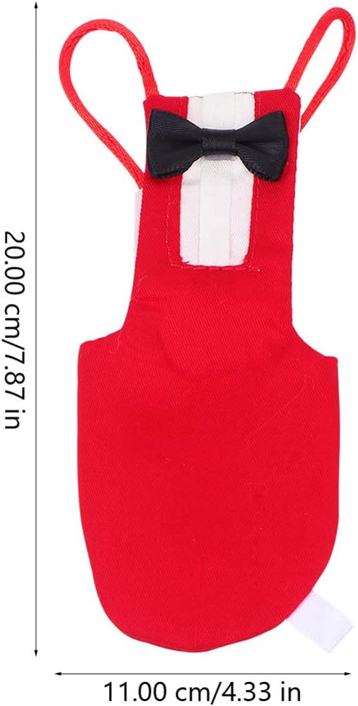 Baluue 1pc Parrot Flight Suit Bird Diaper Pet Bird Clothing Diapers Birdie Bird Flight Clothes Where Pet Bird Supplies Bird Flight Suit Tiger Skin Birds Small Animals Pigeon Red