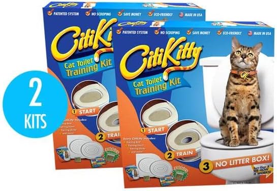 CitiKitty Cat Toilet Training Kit (Two Pack)