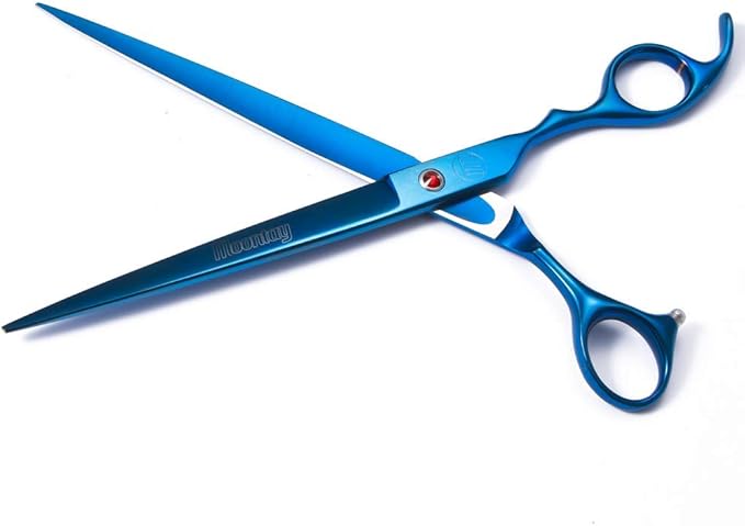 Professional Dog Grooming Scissors Set, 7 Inch/8 Inch Pet Grooming Scissors Chunkers Shears for Dog, Curved Dog Grooming Scissors, Thinning Shears for Dog with Grooming Comb