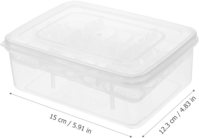 4pcs 16 Grids Reptiles Eggs Incubator Tray - Transparent Reptile breeding Incubator, Crawling Pet Breeding Tank for Snake, Lizards Incubator Supplies