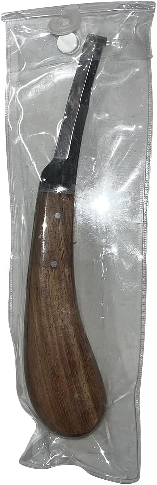 Narrow Blade Right Hand Double Edge Hoof Knife - Ideal Tool for Precision Hoof Trimming