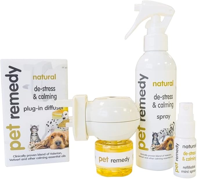 Pet Remedy Natural De-Stress & Calming Plug-in Diffuser for Cats & Dogs 40 mL