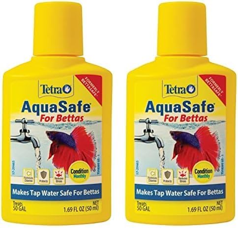 Tetra BettaSafe, aquarium Water Conditioner for Bettas, 1.69-Ounce, 50-Ml, Golds & Yellows, Model:16837 (Pack of 2)