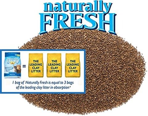 Naturally Fresh Cat Litter - Walnut-Based Quick-Clumping Kitty Litter, Unscented, Multi Cat, 26 lb