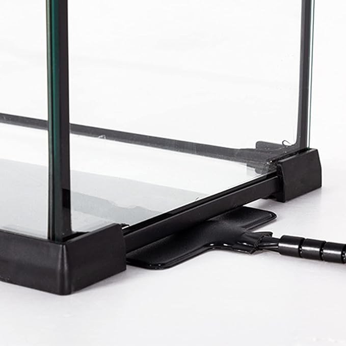 REPTI ZOO Upgrade Reptile Heat Mat with Thermostat - 8 x 12 Inch Reptile Heating Pad with Temperature Control for 30-40 gal Tank Reptiles Amphibians Hermit Crab Snake Lizard