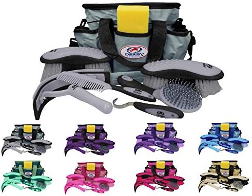 Derby Originals Premium Ringside 8 Item Horse Grooming Kits - Available in Eight Colors