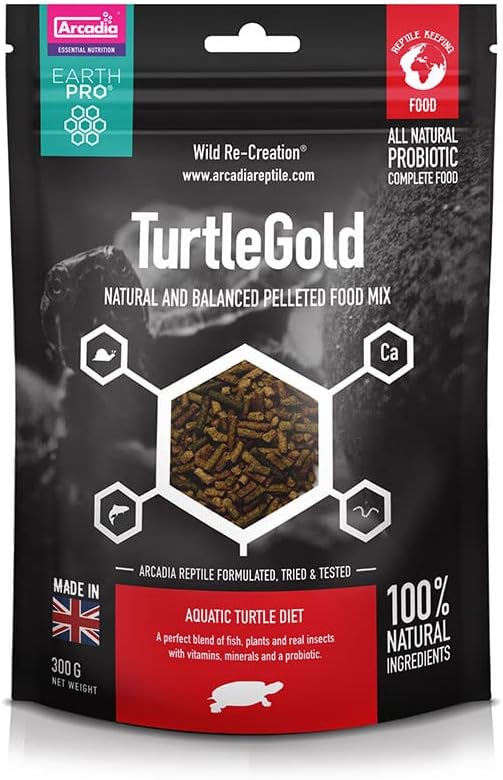 Arcadia TurtleGold Aquatic Turtle Food-300G