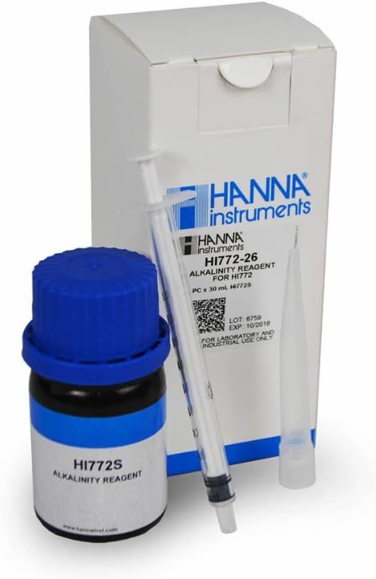 Hanna HI772-26 REAGENTS - 2 Pack - for HI772 checker Saltwater Aquarium Alkalinity Colorimeter Checker Tester - 50 Test Pack
