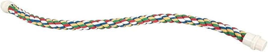 JW Pet Comfy Perch For Birds Flexible Multi-color Rope, Small - 21" Length