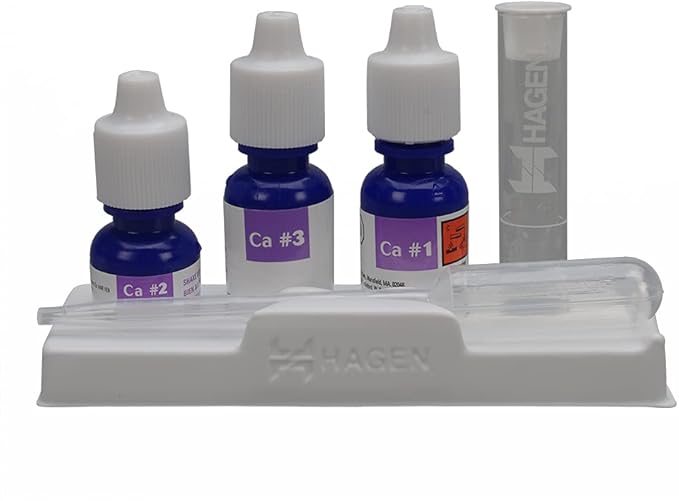 Fluval Calcium Test Kit for Aquarium Water, Freshwater & Saltwater Fish Tank Test