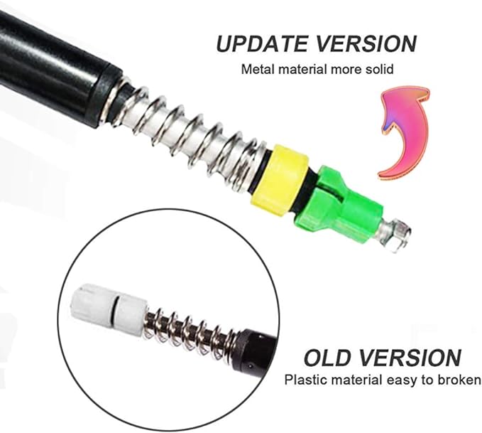 Snake Hook Reptile Grabber Rattle Snake Catcher,Professional Aluminum Alloy with Telescopic Rod and Lock, Comfortable Grip Handle for Catching,Controlling,Moving (53 inch Snake Hook)