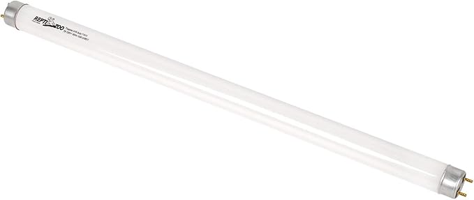 REPTI ZOO T8 Terrarium Reptile Fluorescent UVB T8 18 Inches 15W Compact Reptile Bulb Tropical Terrarium Lamp Tube