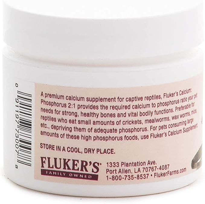 Fluker's Calcium to Phosphorus Reptile Dietary Supplement, 2 oz