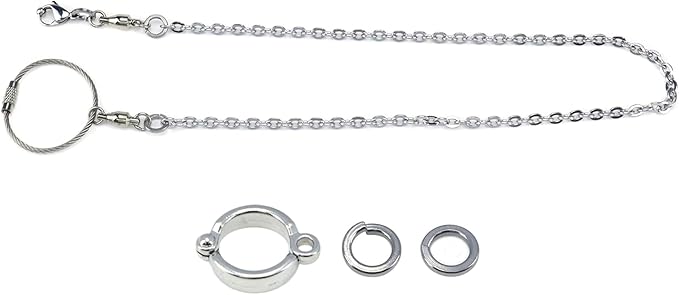1 Set of Birds Foot Chain Metal Parrot Ankle Foot Ring 12mm Split Parrot Leg Ring Light Light Weight Ankle Foot Ring Chain for Bird Pet Parrot
