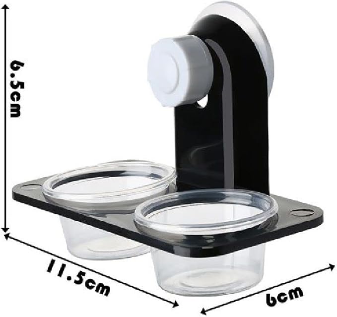 Reptiles Lizard Gecko Food Water Bowls Terrarium Breeding Feeders Box Feeding Bowl for Small Reptiles(White)