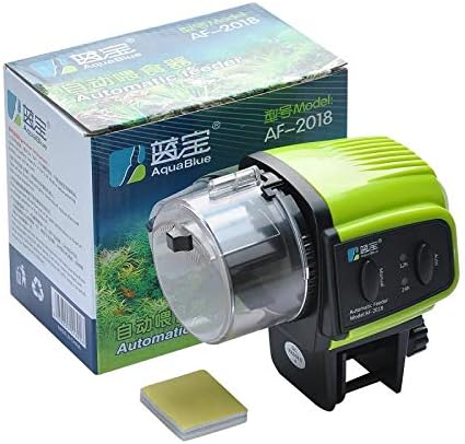 Automatic Fish Feeder, Lychee Fish Feeder Fish Food Vacation Feeder Moisture-Proof Electric Timing Automatic Feeder for Aquarium Fish Tank