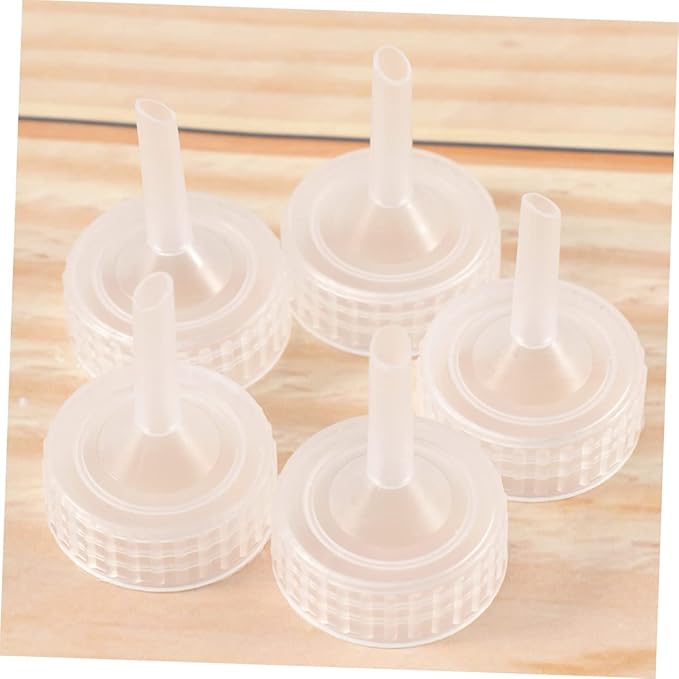 15pcs Hatching Bottle Caps, Shrimp Feeding Bottle Cap Hatching Bottle Hatchimal Incubators for Shrimp breeding brine Shrimp Eggs, Aquarium-Bottle Caps Accessories