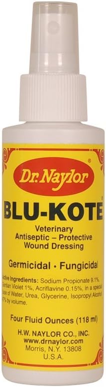 Blu-Kote Pump Spray (4 oz.) - Fast Drying Antiseptic Wound Dressing