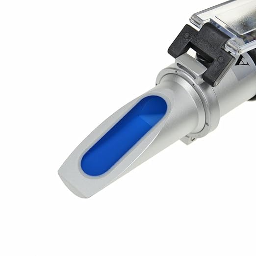 Professional Automatic Temperature Compensation Salinity Refractometer for Aquariums, Marine Monitoring, Saltwater Testing...Dual Sacle: 0-100ppt & 1.000-1.070 Specific Gravity