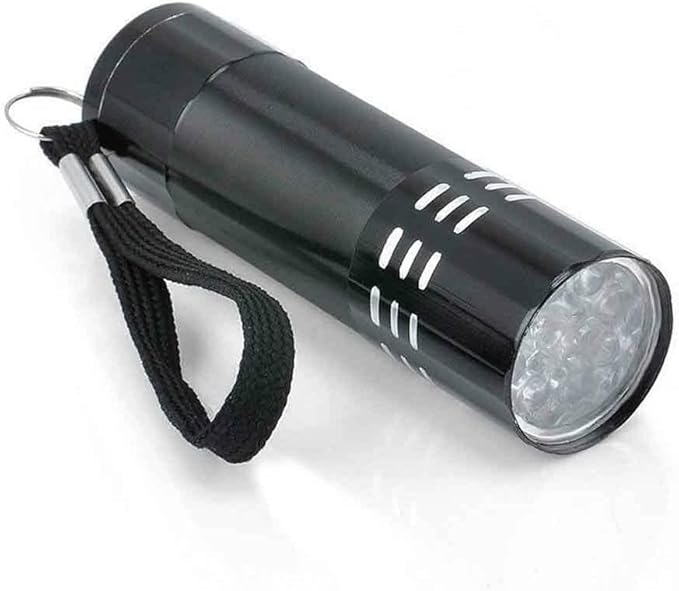 UV Flashlight Black Light, Handheld Blacklight Flashlights 9 Led 395nm Mini Light Torch Pet Urine Detector for Dog Pet Urine Stains, Dry Stains, Bed Bug, Matching with Pet Odor Eliminator