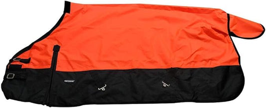 1200Denier Waterproof and Breathable Horse Sheet Tgw Riding Horse Blanket (72", Orange)