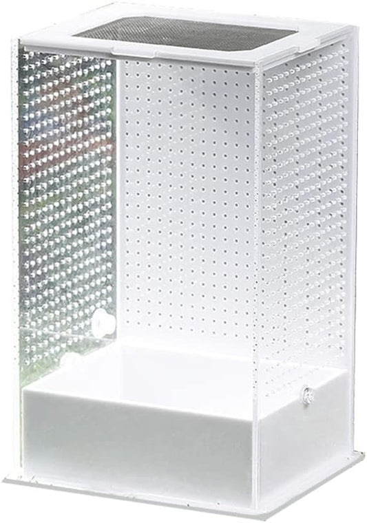 balacoo Magnetic Acrylic Reptile Breeding Box Terrarium Cage Tank for Tarantula Scorpion Sling Isopods Lizards Mantis