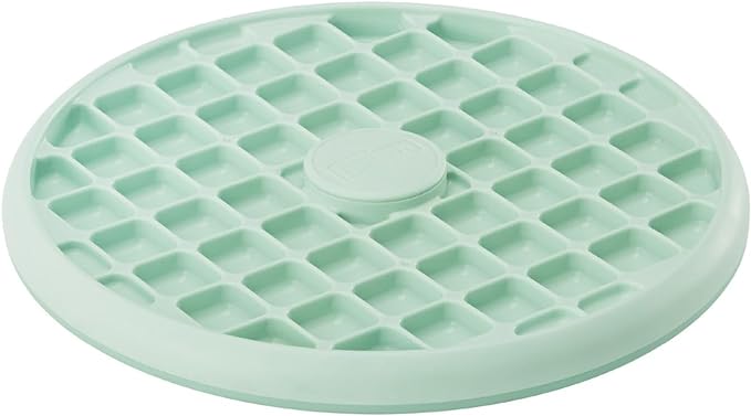 Outward Hound Fun Feeder Slo Tray Slow Feeder Dog Bowl for French Bulldogs and Other Brachycephalic Breeds or Flat-faced Breeds, One Size, Mint Green