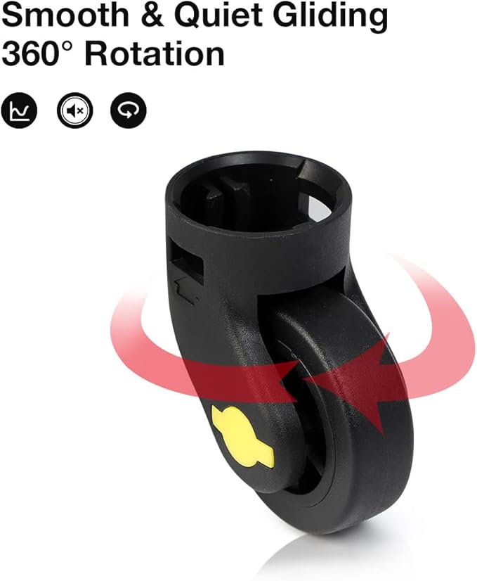 Wheel Replacement for Lekesky Rolling Pet Carrier, Rolls Smoothly and Quietly