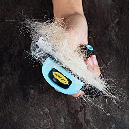 DakPets Pet Deshedding Tool | Professional Cat and Dog Brush for Shedding | Fur Deshedding Brush and Pet Hair Remover for Cats and Dogs | Stainless Steel Cat and Dog Shedding Brush for Pet Grooming