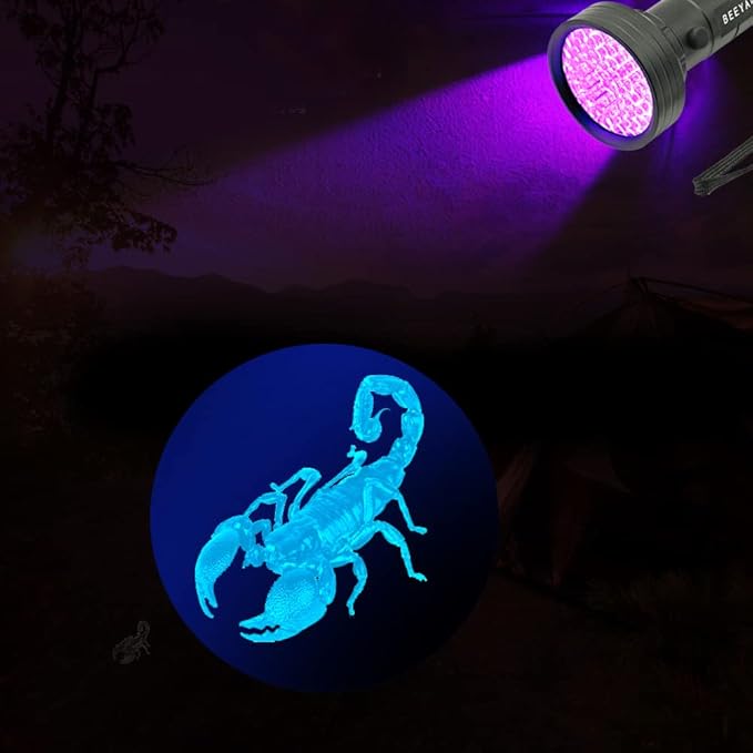 UV Black Light Flashlight UV680 - Powerful 68 LED Blacklight Flashlights for Dry Pet Dog Cat Urine Detection, Scorpion, Bed Bug, Dog Stain, and Carpet Odor Eliminator Remover